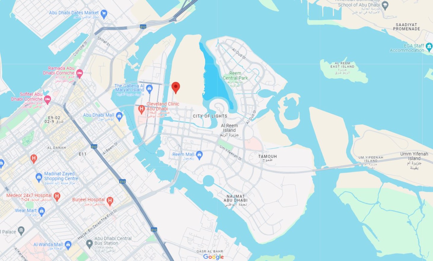 PAL First Cooling Location Map