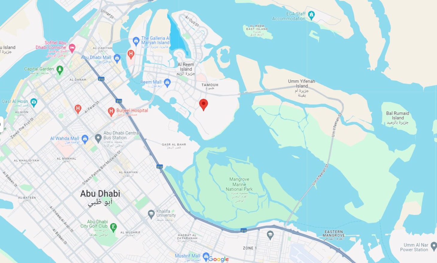 PAL First Cooling Location Map